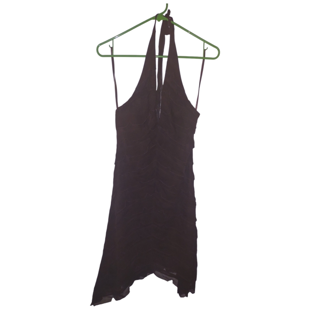 BCBG MaxAzria | Brown Backless Dress